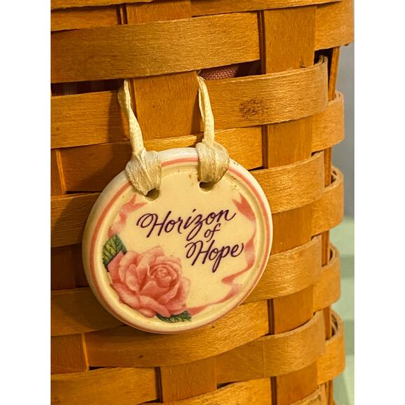 Longaberger Basket American Cancer Society 1998 Signed And Numbered Basket - Picture 2 of 16